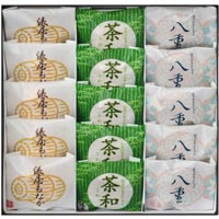 八重5個・茶和5個・俵屋もなか5個